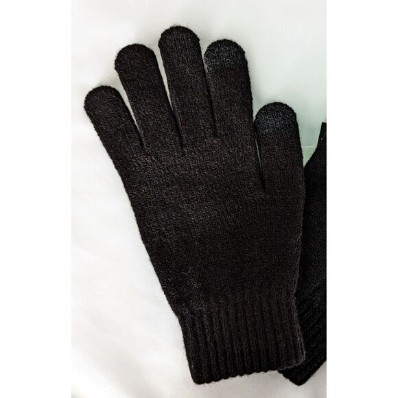 Black Touch Screen Gloves Tech Antimicrobial Protx2 by Fownes - Picture 8 of 10